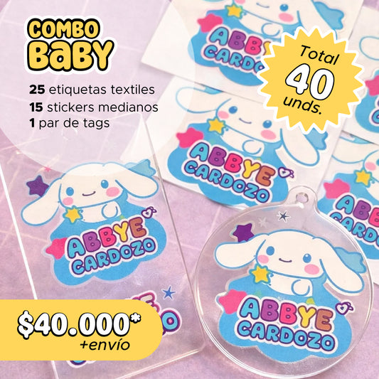 Combos etiquetas escolares